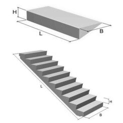 Марш лестничный 2ЛП 25.18-4-к 